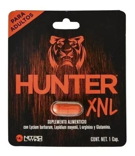 Suplemento en cápsula Nitro Latino Hunter XNL carbohidratos en .